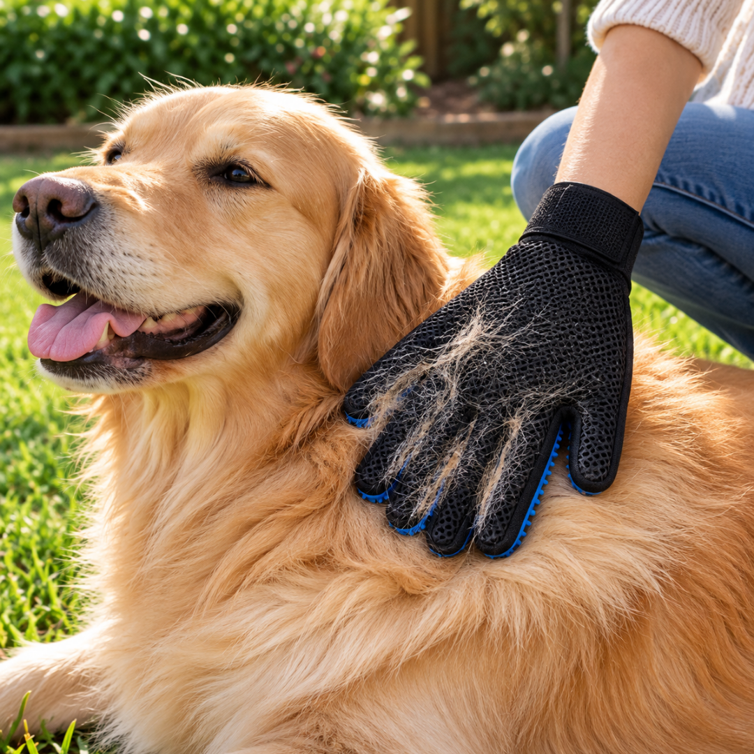 Happihound™ De-Shed Massage Gloves