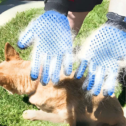 Happihound™ De-Shed Massage Gloves